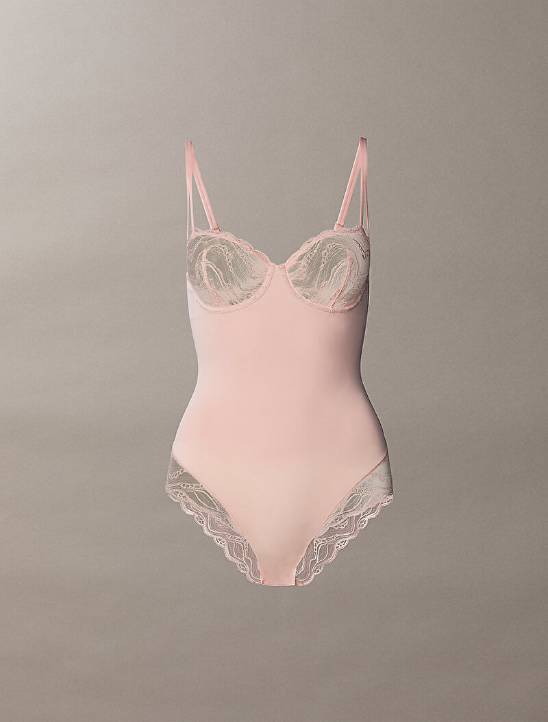 Calvin Klein Pembe Renkli Kadın Body