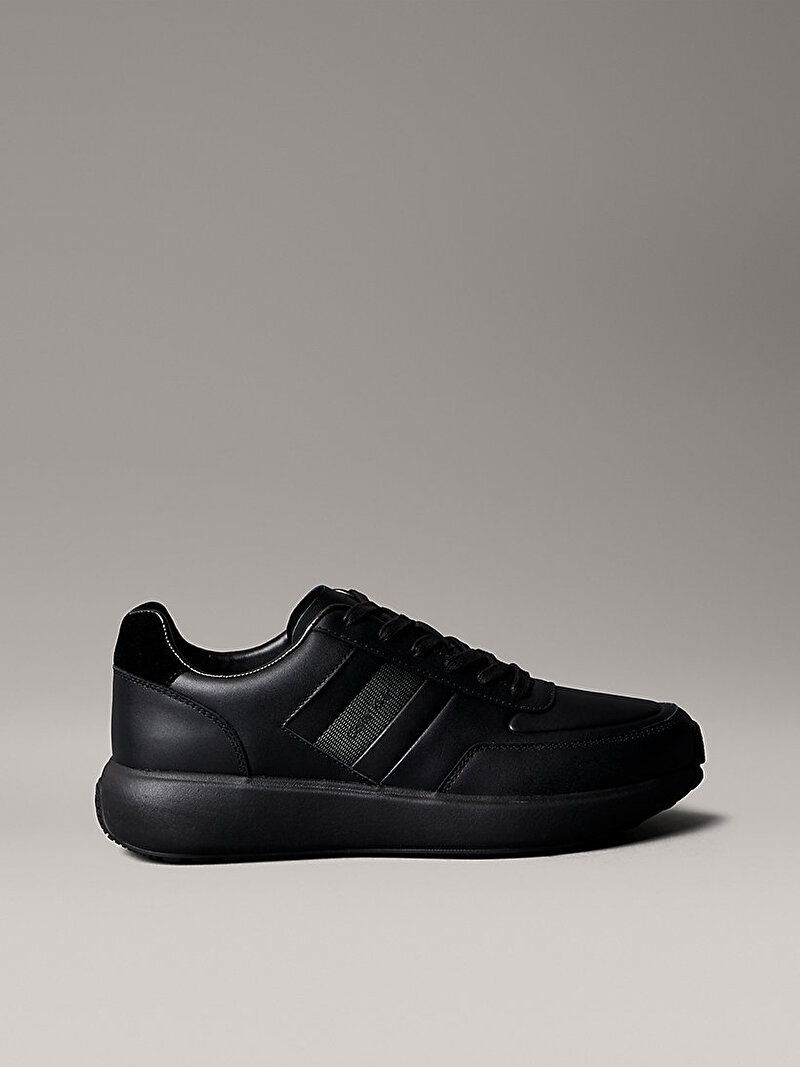 Calvin Klein Siyah Renkli Erkek Text Rubber Desert Bot