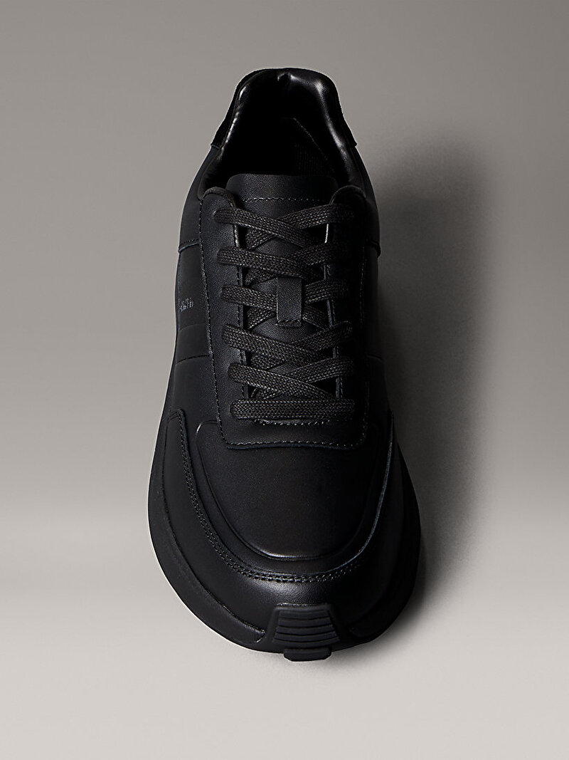 Calvin Klein Siyah Renkli Erkek Text Rubber Desert Bot