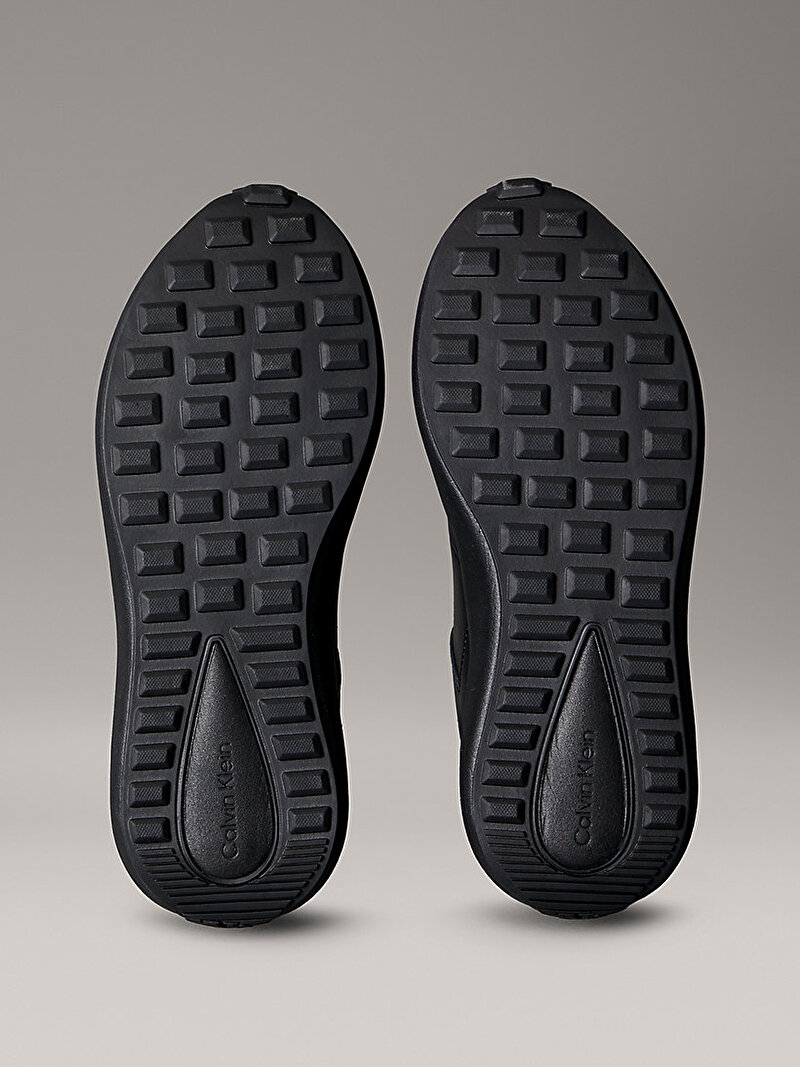 Calvin Klein Siyah Renkli Erkek Text Rubber Desert Bot