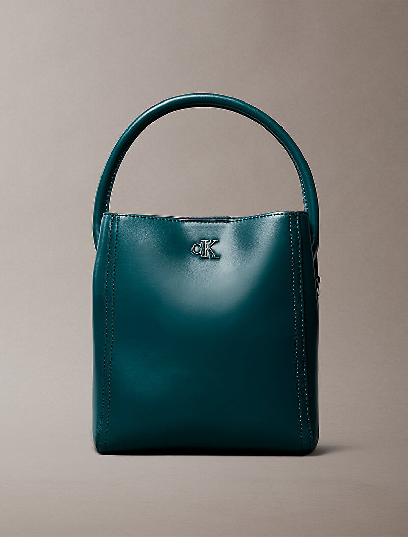 Calvin Klein Mavi Renkli Kadın CK Bucket With Strap Çanta