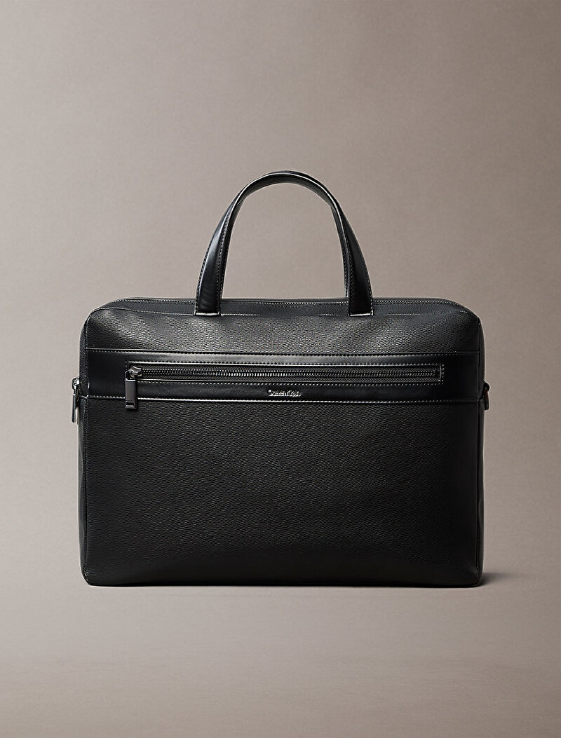Calvin Klein Siyah Renkli Erkek Zip Laptop Çantası