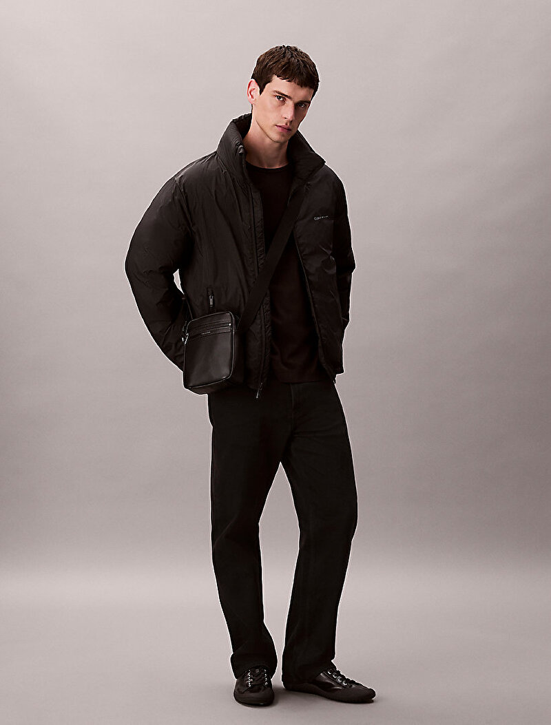 Calvin Klein Siyah Renkli Erkek Zip Reporter Çapraz Çanta