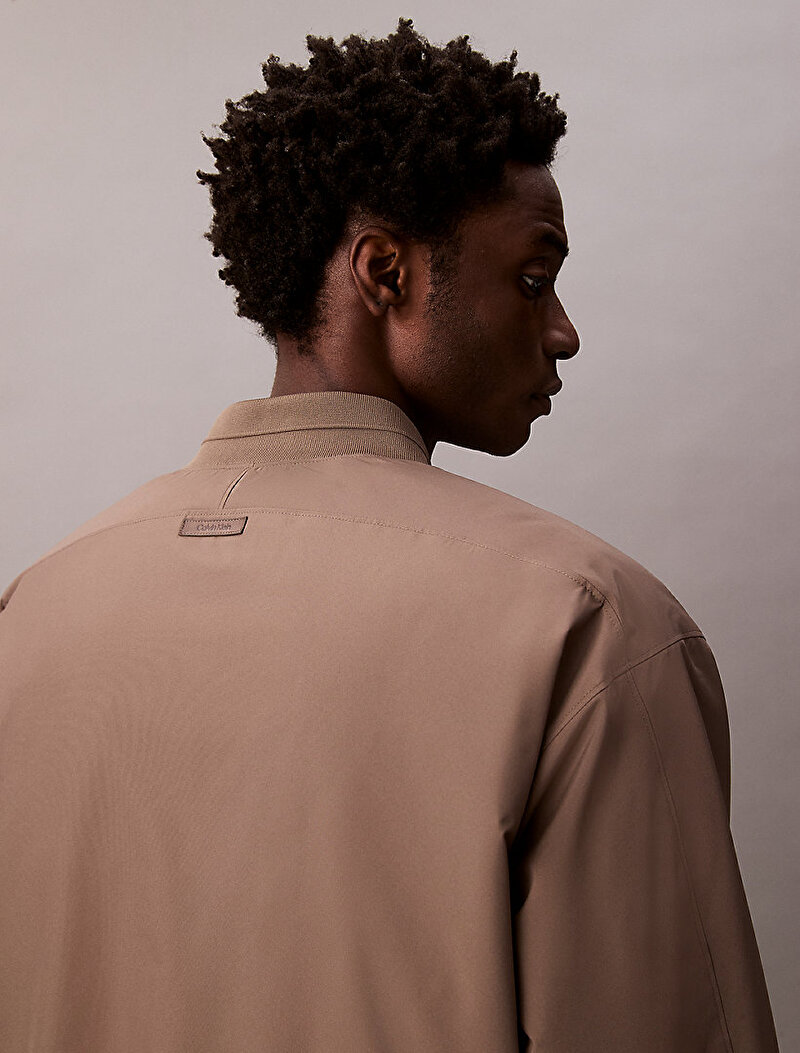 Calvin Klein Bej Renkli Erkek Sportwear Hero Ceket