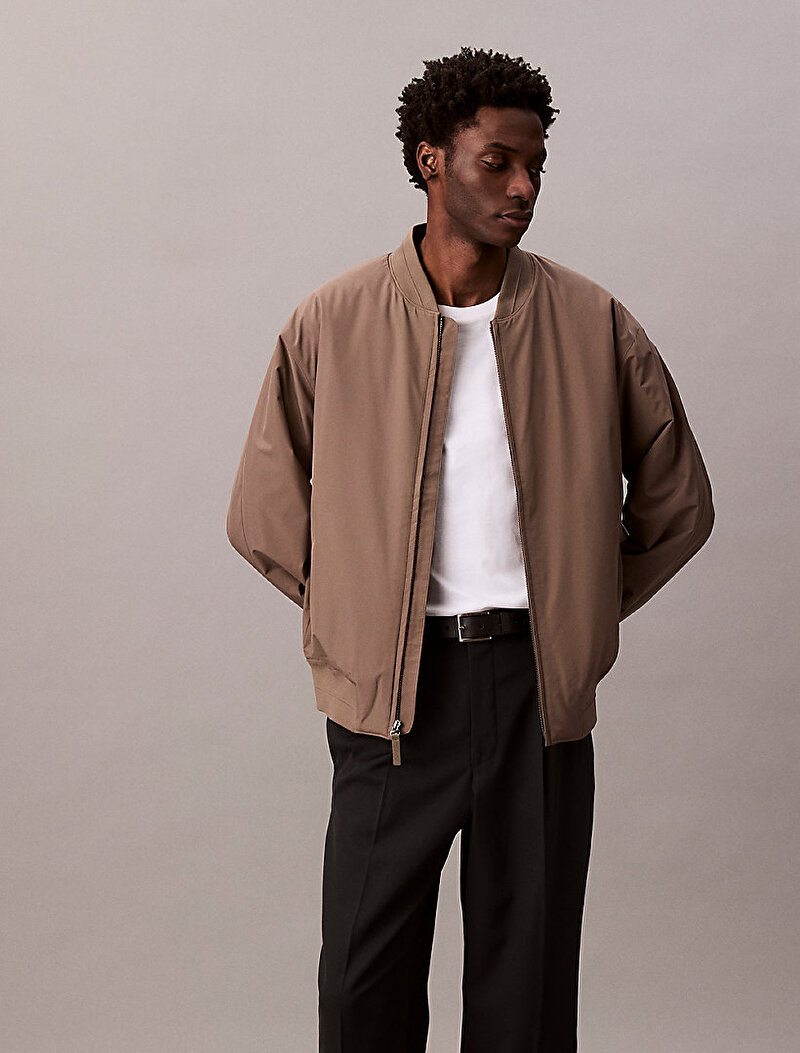 Calvin Klein Bej Renkli Erkek Sportwear Hero Ceket