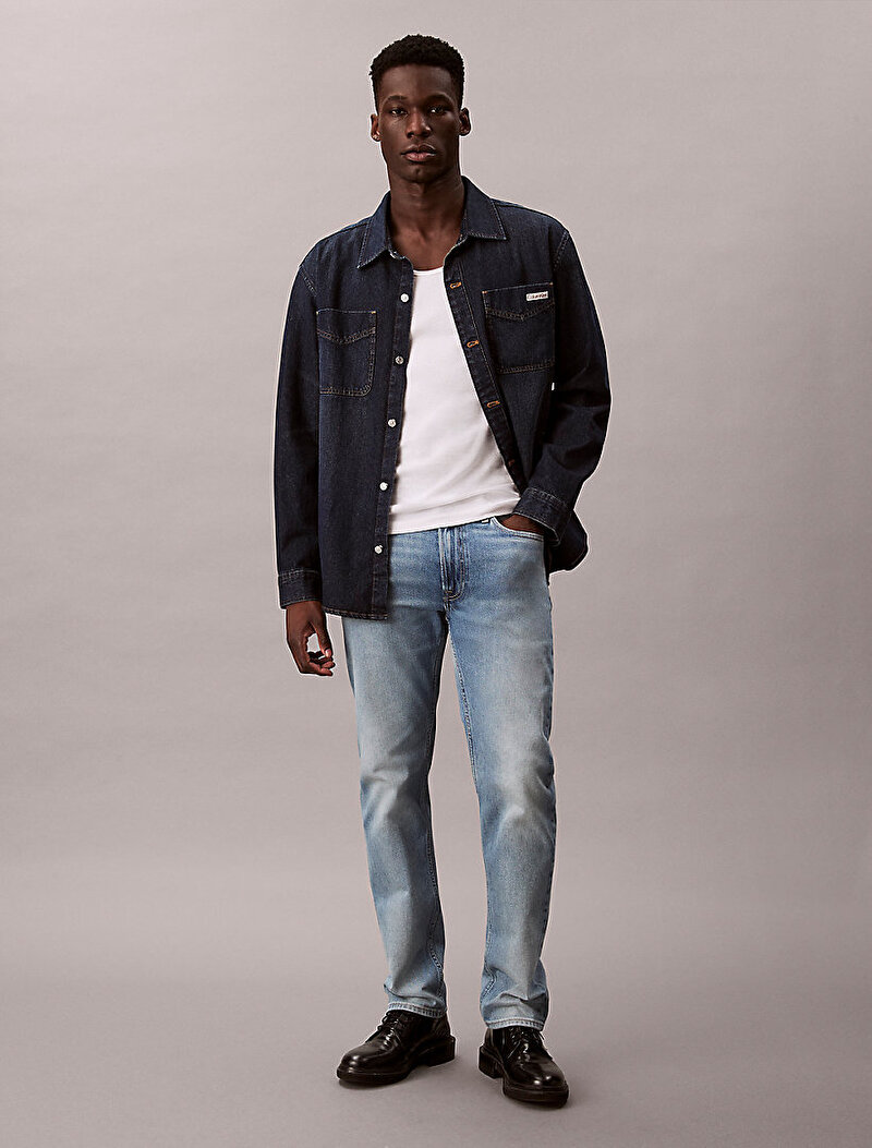 Erkek Slim Straight Medway Jean Pantolon