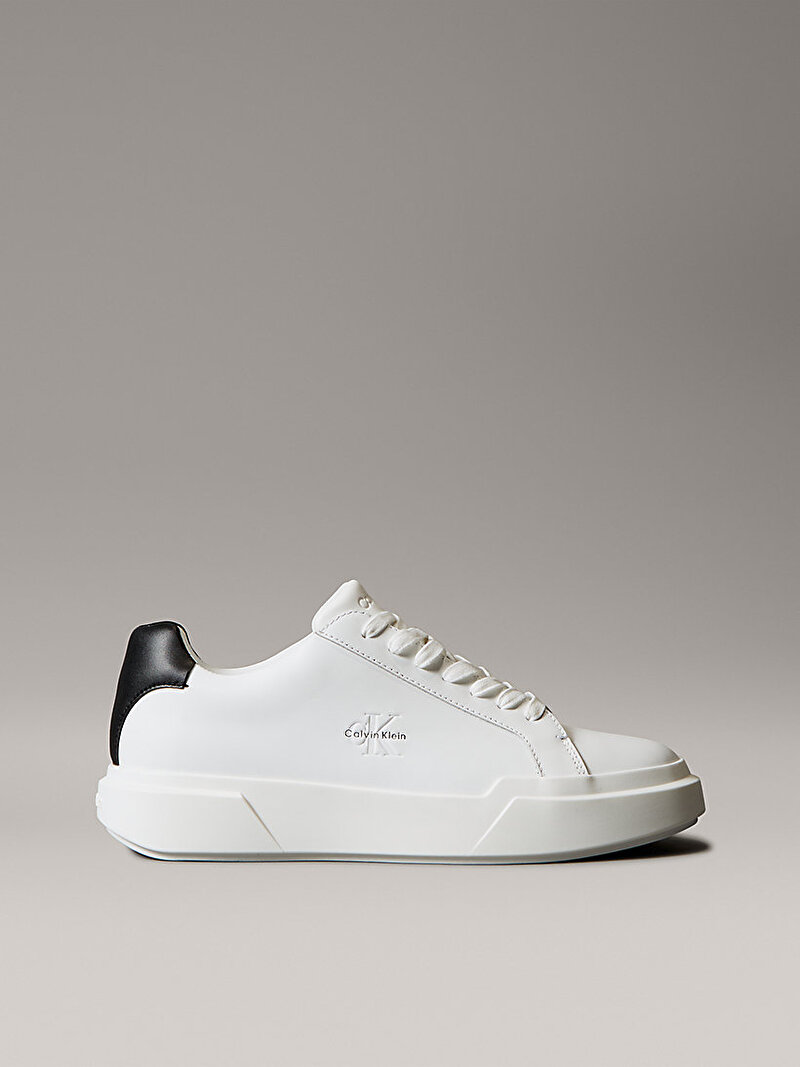 Calvin Klein Beyaz Renkli Erkek Chunky Cupsole Laceup Sneaker