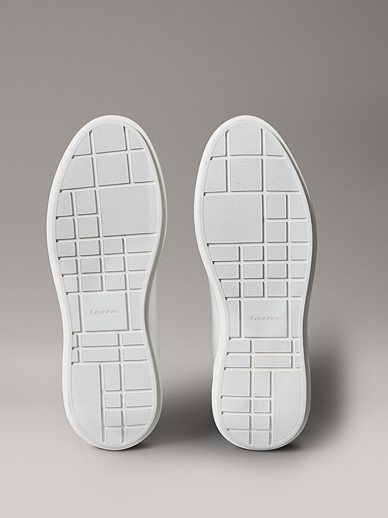 Calvin Klein Beyaz Renkli Erkek Chunky Cupsole Laceup Sneaker