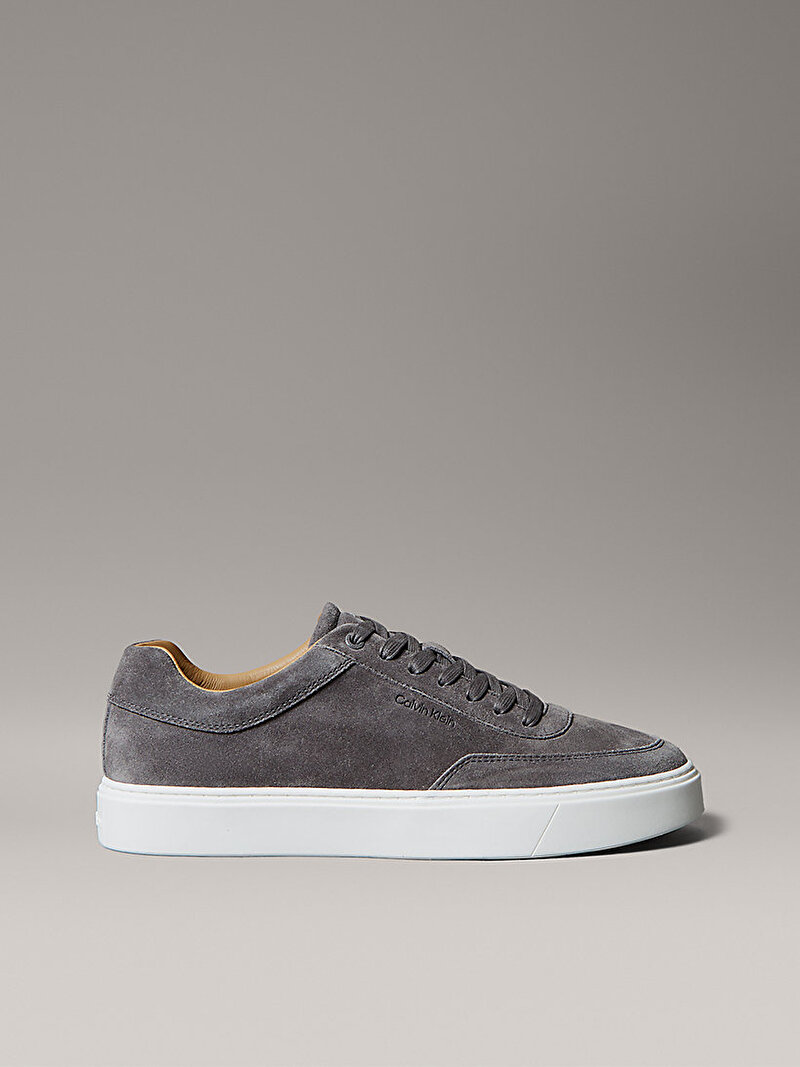 Calvin Klein Gri Renkli Erkek Clean Cup Low Laceup Sneaker
