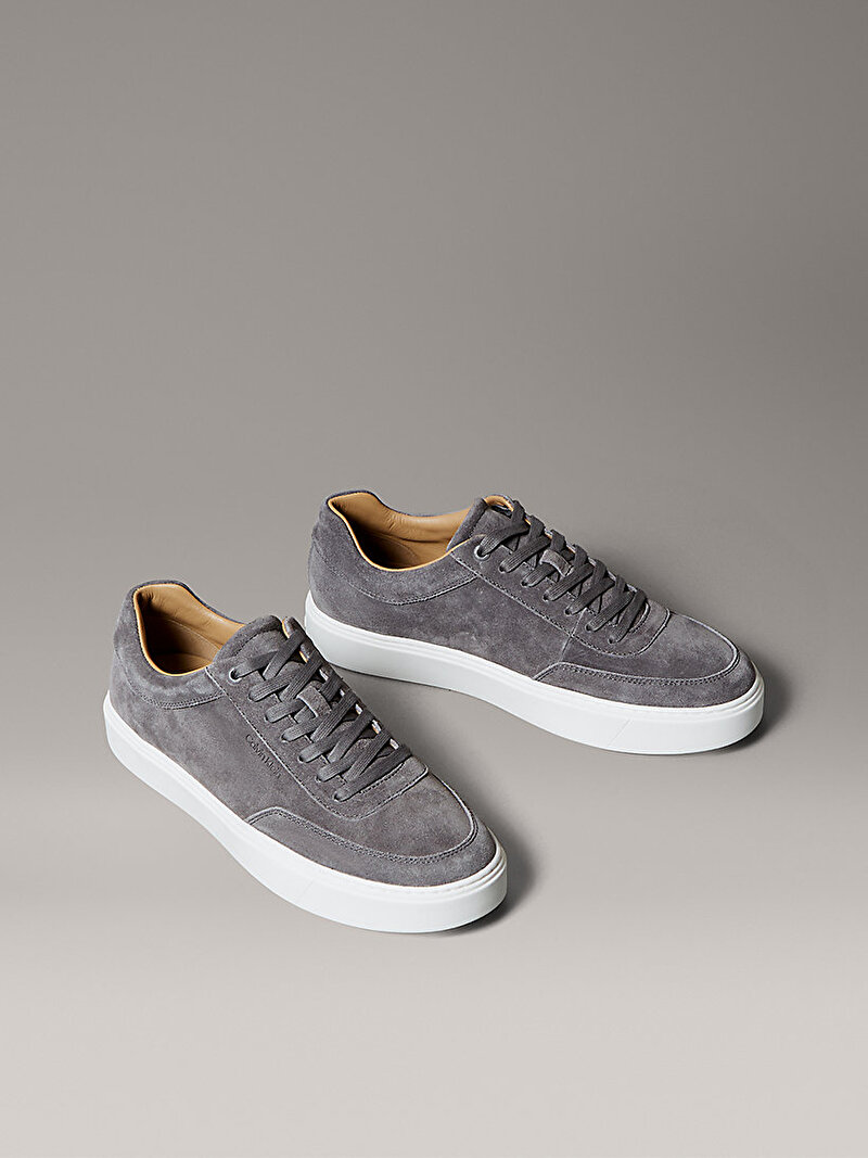 Calvin Klein Gri Renkli Erkek Clean Cup Low Laceup Sneaker