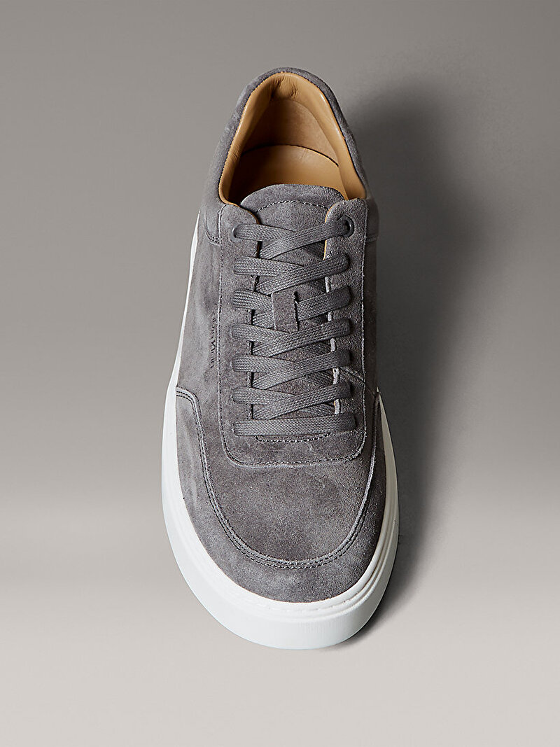 Calvin Klein Gri Renkli Erkek Clean Cup Low Laceup Sneaker