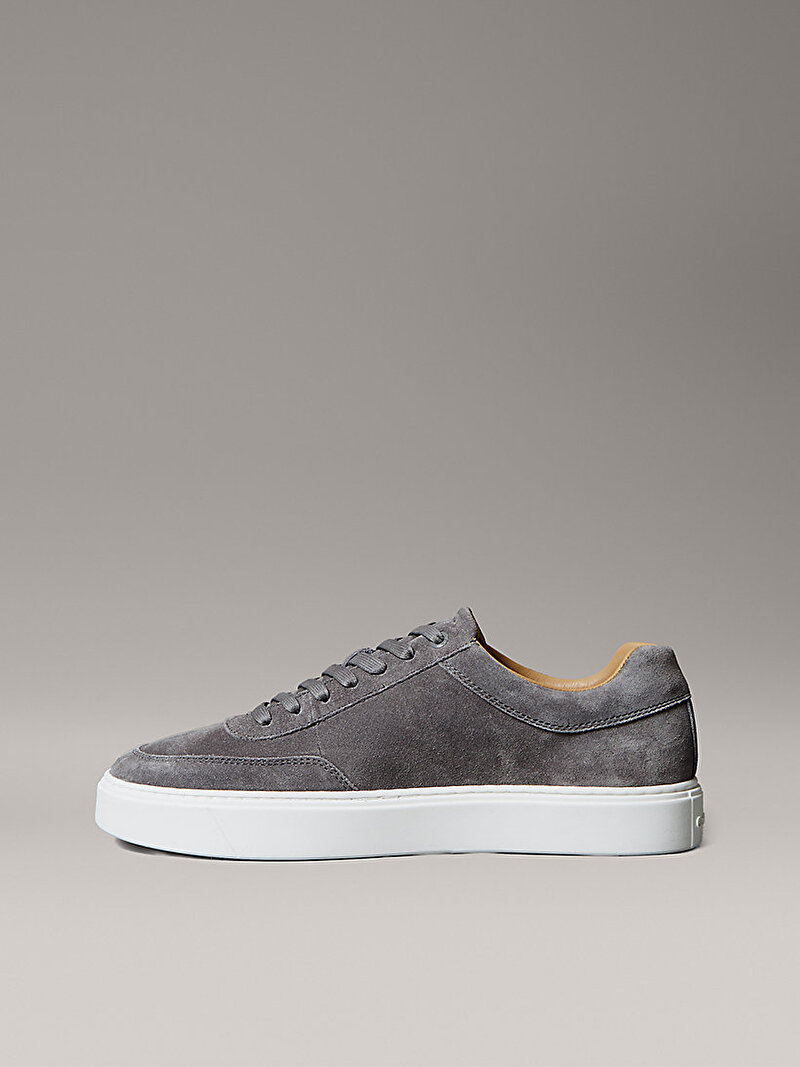 Calvin Klein Gri Renkli Erkek Clean Cup Low Laceup Sneaker