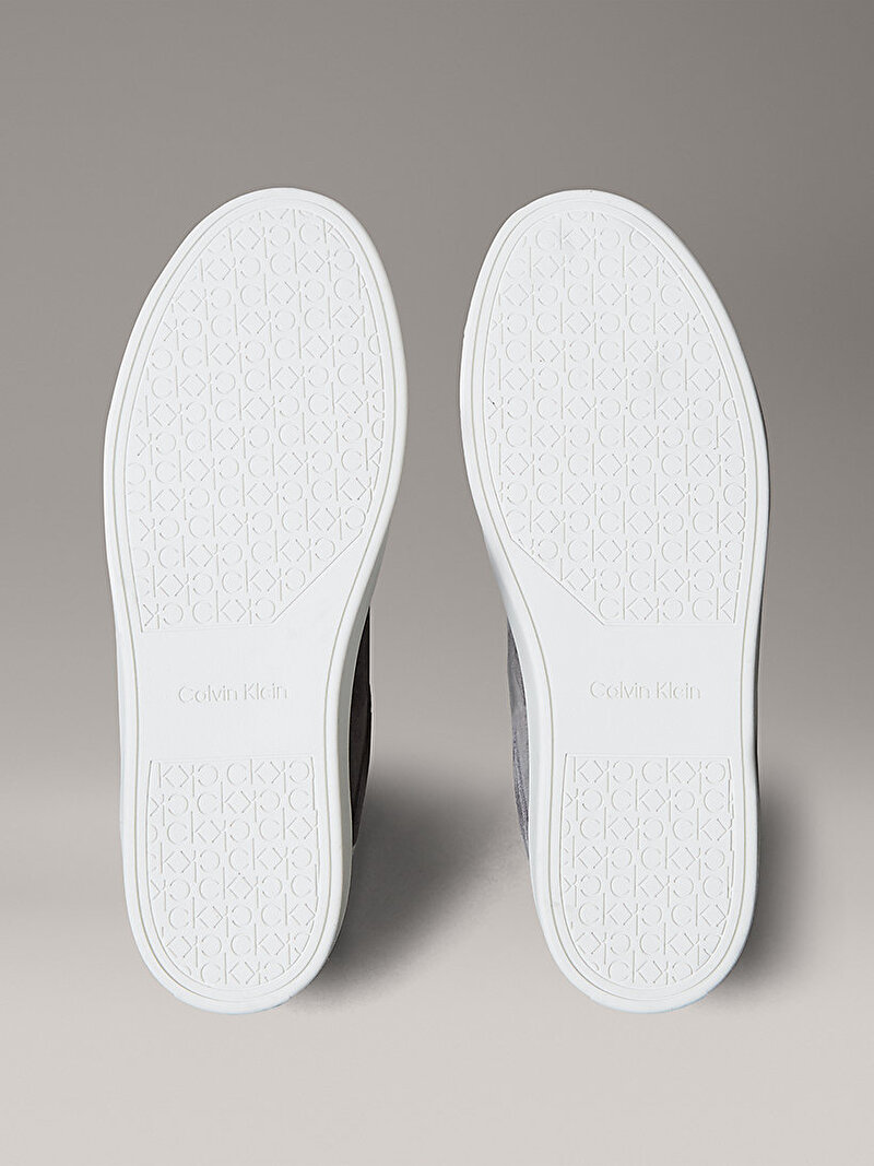Calvin Klein Gri Renkli Erkek Clean Cup Low Laceup Sneaker