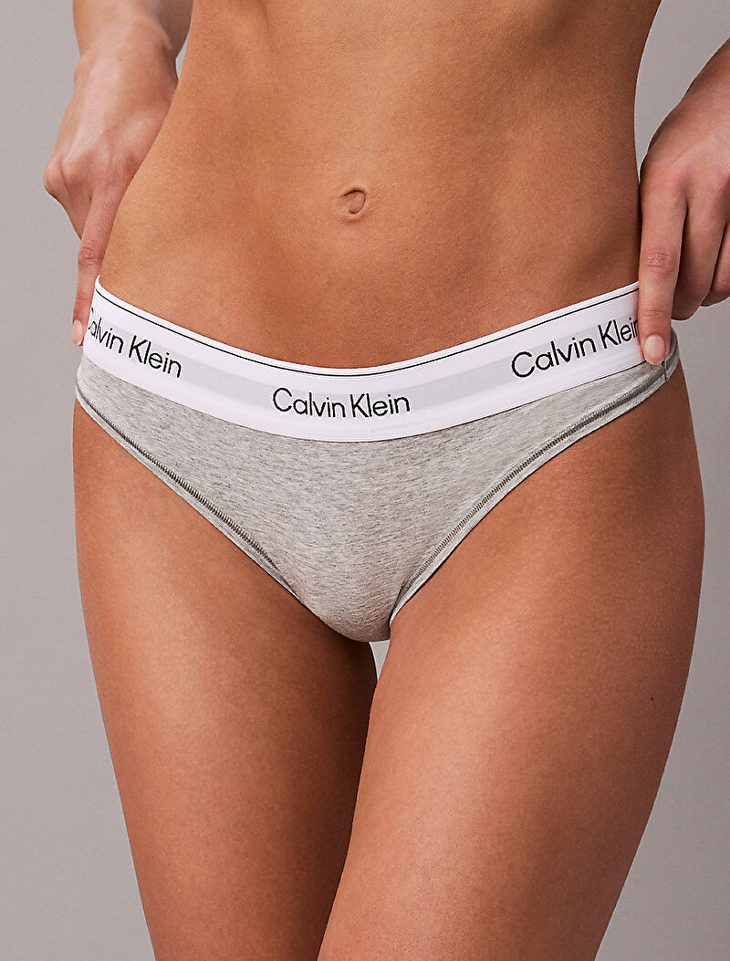Calvin Klein Gri Renkli Kadın Tanga