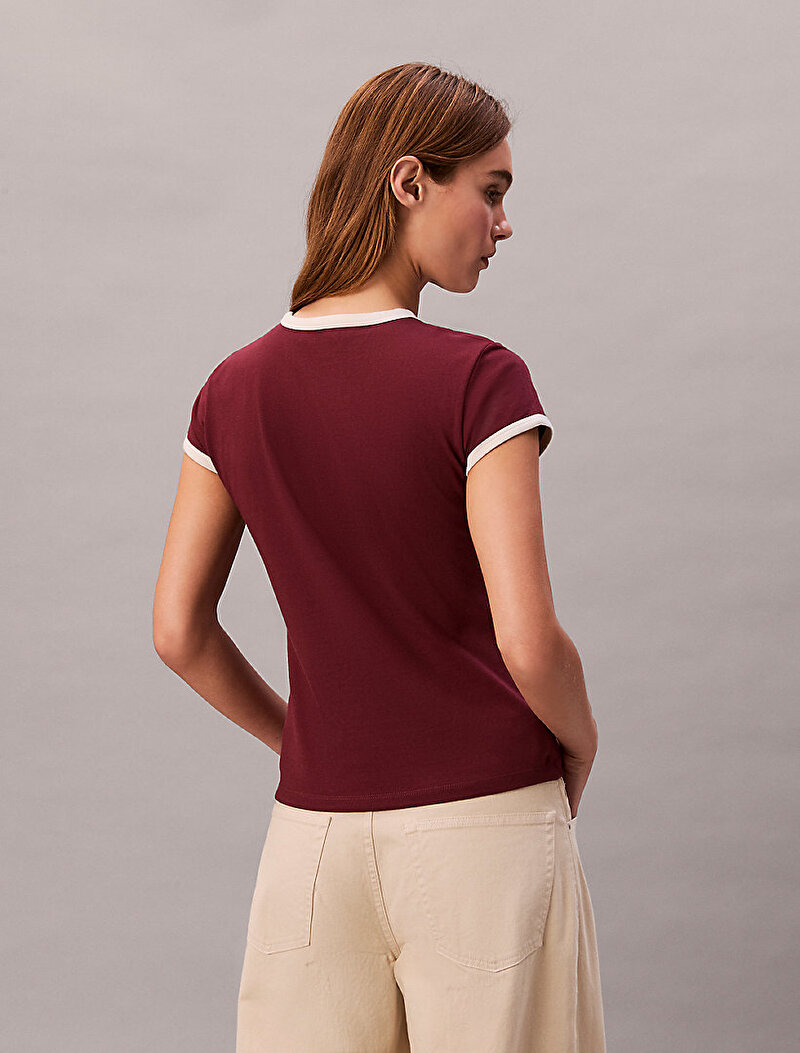 Calvin Klein Kırmızı Renkli Kadın 1968 Graphic Baby T-shirt