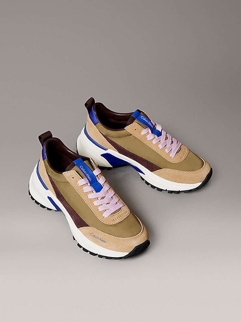 Calvin Klein Çok renkli Renkli Kadın Hike Runner Naylon Sneaker