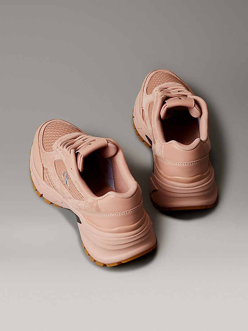 Calvin Klein Pembe Renkli Kadın Hike Runner Mesh Mix Sneaker
