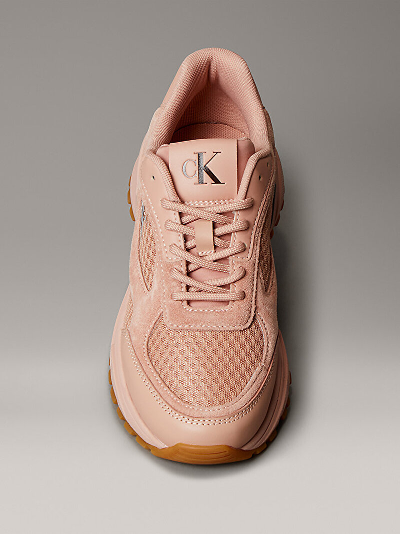 Calvin Klein Pembe Renkli Kadın Hike Runner Mesh Mix Sneaker