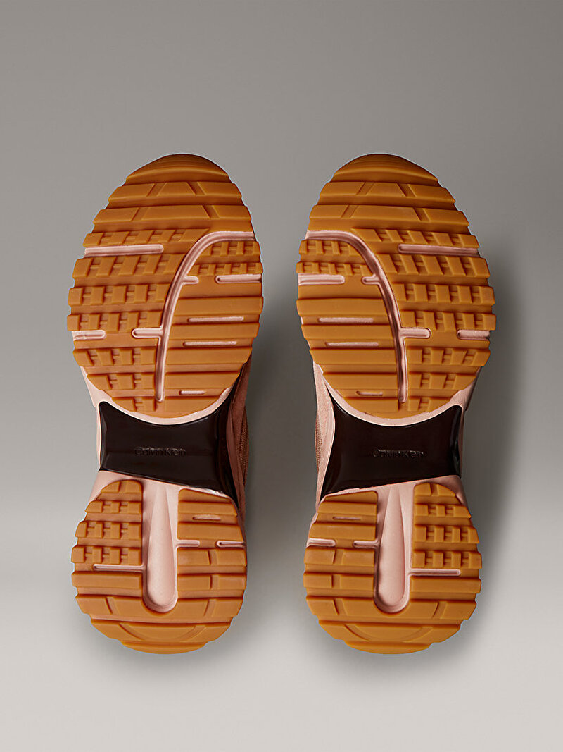 Calvin Klein Pembe Renkli Kadın Hike Runner Mesh Mix Sneaker