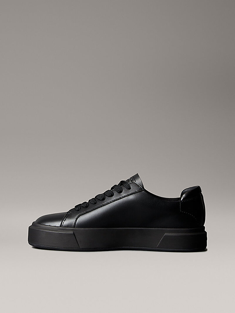 Calvin Klein Siyah Renkli Kadın Basket Cupsole Laceup Sneaker