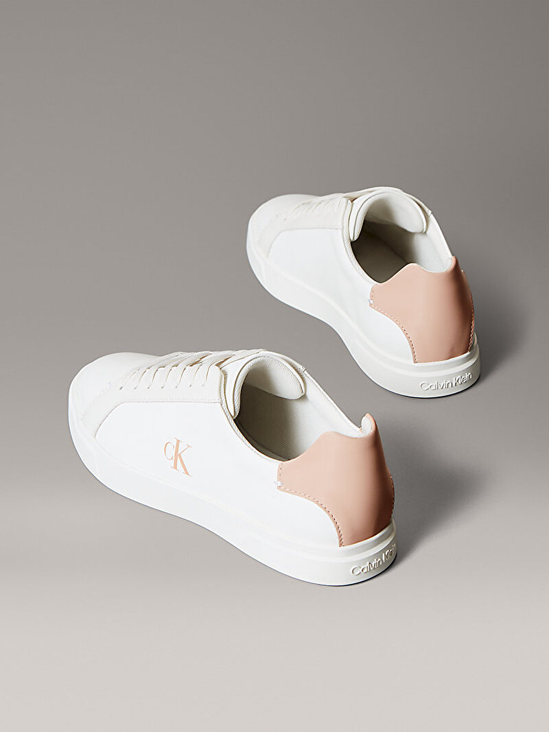 Calvin Klein Beyaz Renkli Kadın Low Pro Cups Sneaker