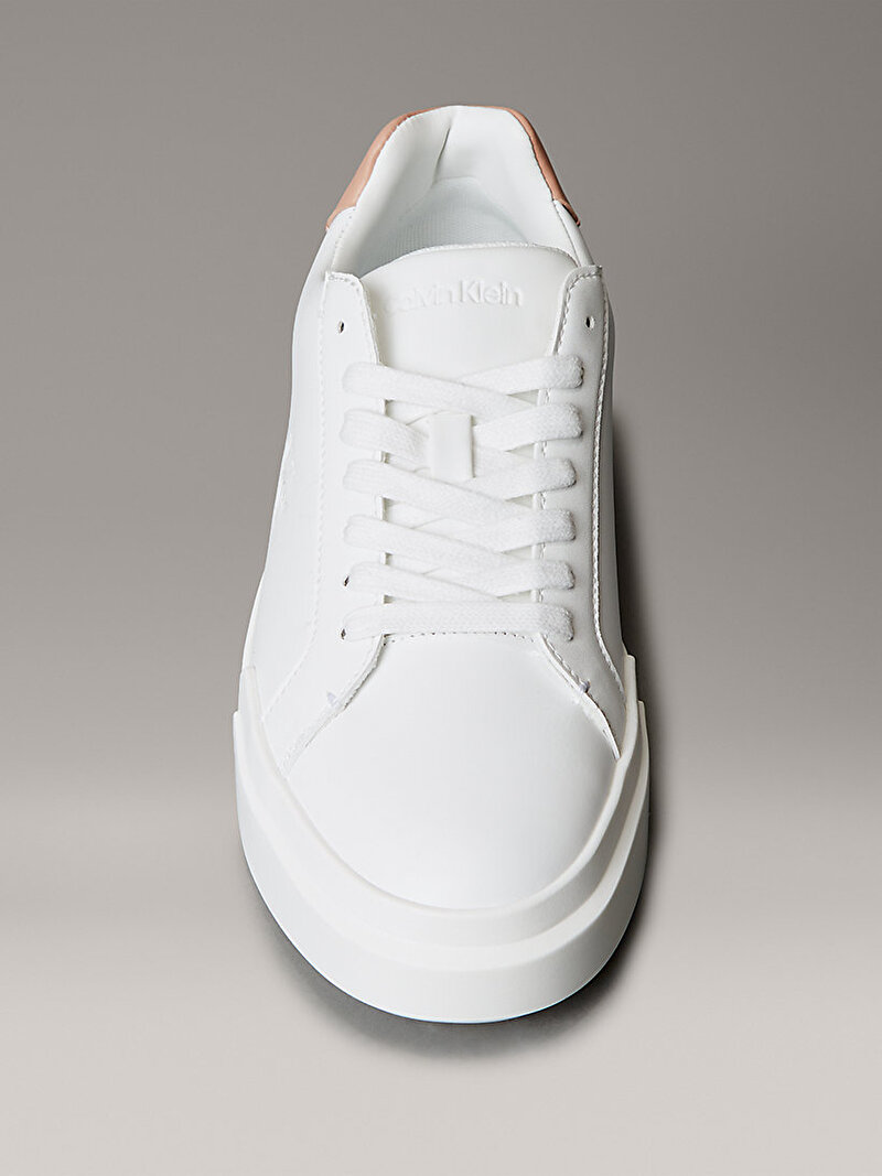 Calvin Klein Beyaz Renkli Kadın Chunky Cupsole Laceup Sneaker