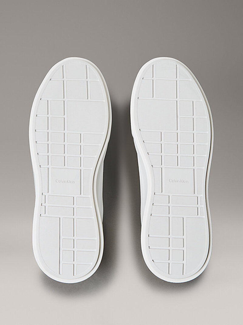 Calvin Klein Beyaz Renkli Kadın Chunky Cupsole Laceup Sneaker
