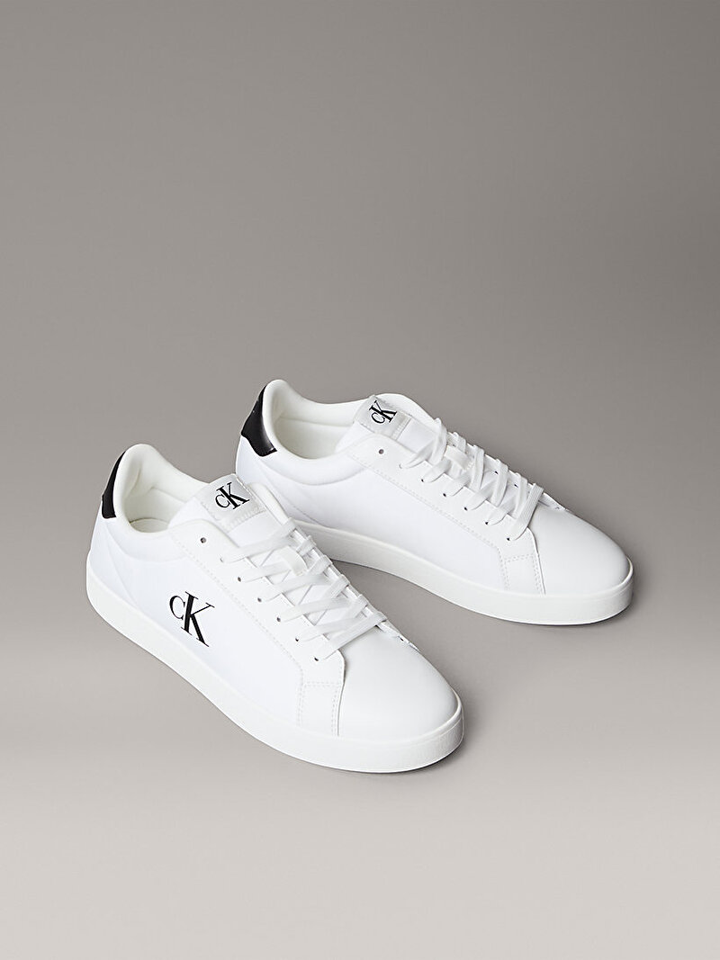 Calvin Klein Beyaz Renkli Erkek 3 Cupsole Sneaker