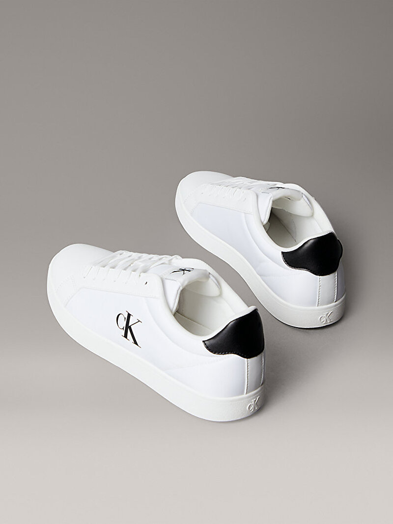 Calvin Klein Beyaz Renkli Erkek 3 Cupsole Sneaker