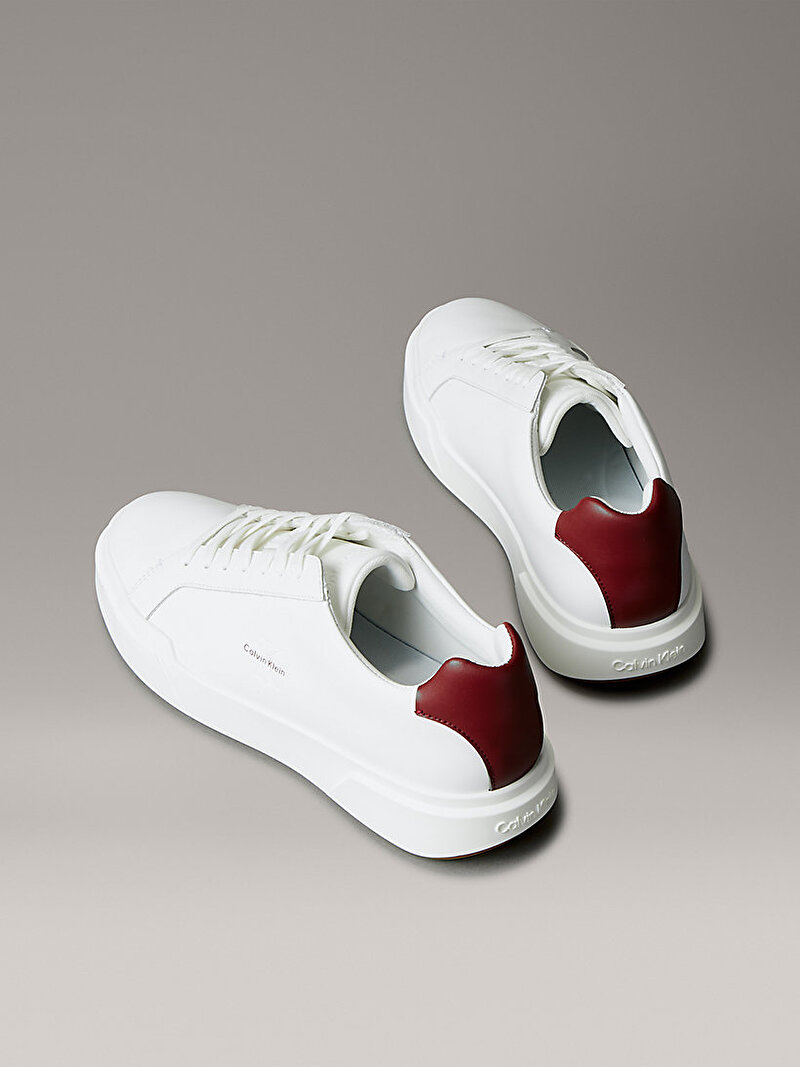 Calvin Klein Beyaz Renkli Erkek Chunky Cupsole Laceup Sneaker