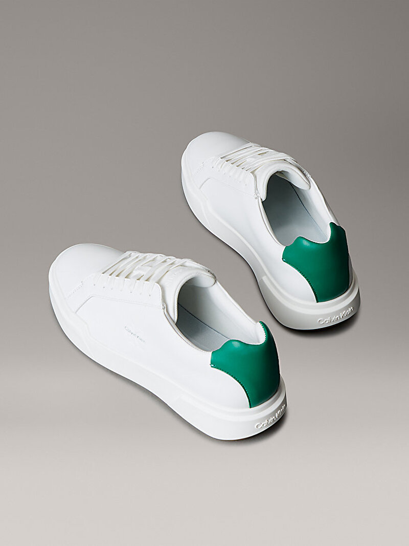 Calvin Klein Beyaz Renkli Erkek Chunky Cupsole Laceup Sneaker