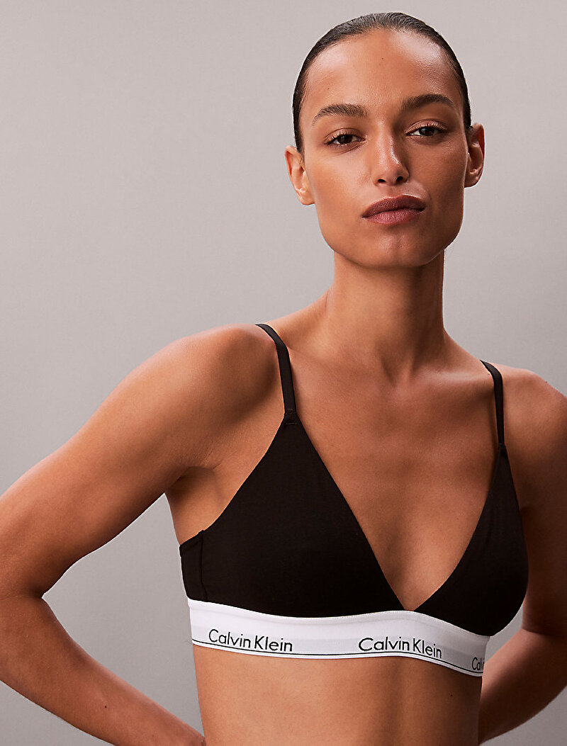 Calvin Klein Siyah Renkli Kadın Lightly Lined Triangle Sütyen