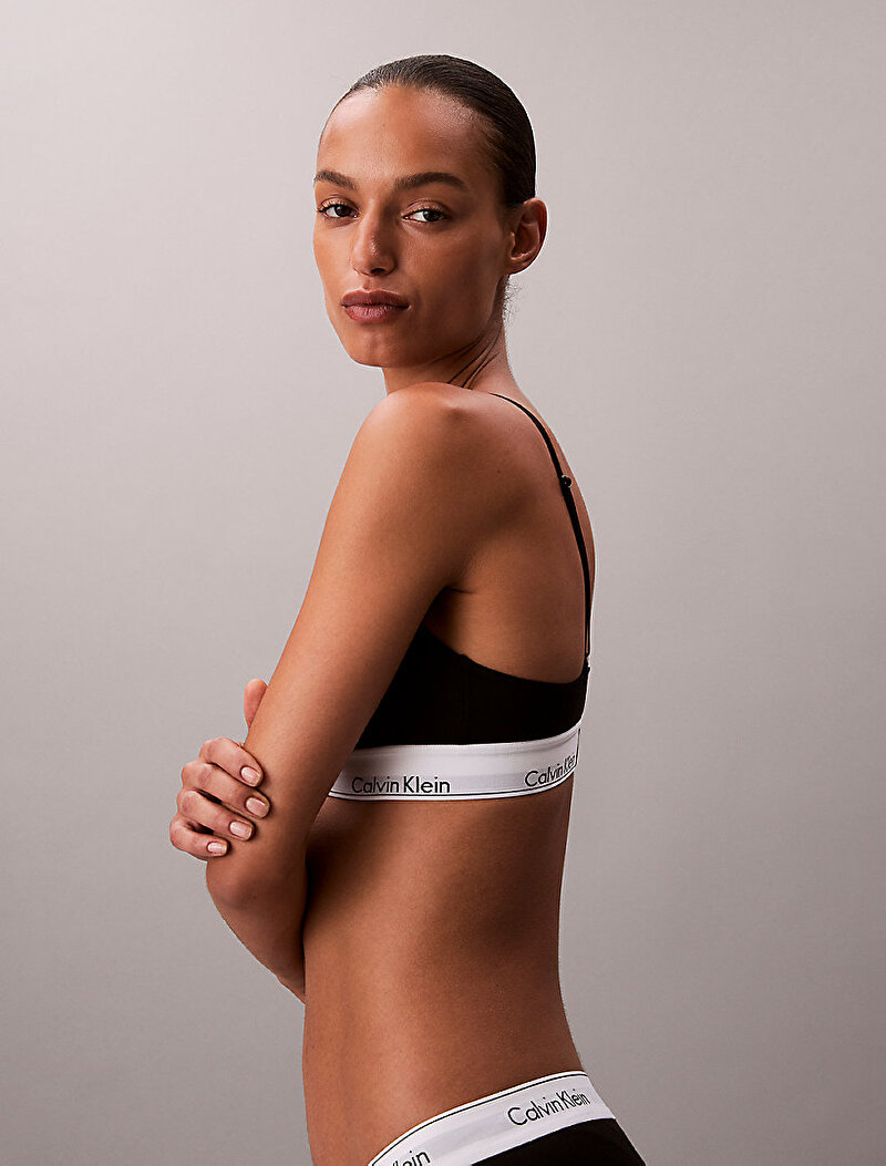 Calvin Klein Siyah Renkli Kadın Lightly Lined Triangle Sütyen