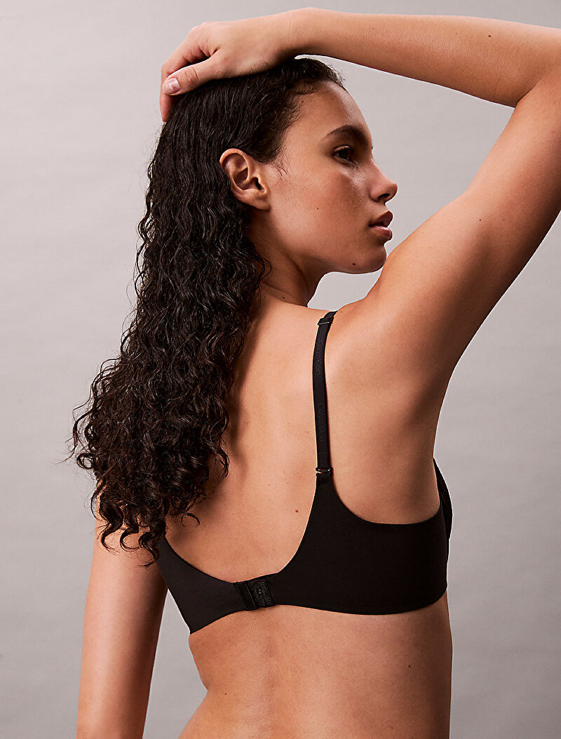 Calvin Klein Siyah Renkli Kadın Push Up Plunge Sütyen