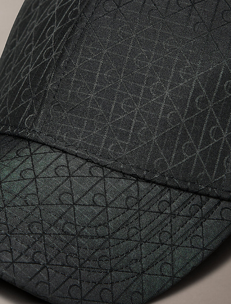 Calvin Klein Siyah Renkli Erkek Emblem Ribstop Şapka