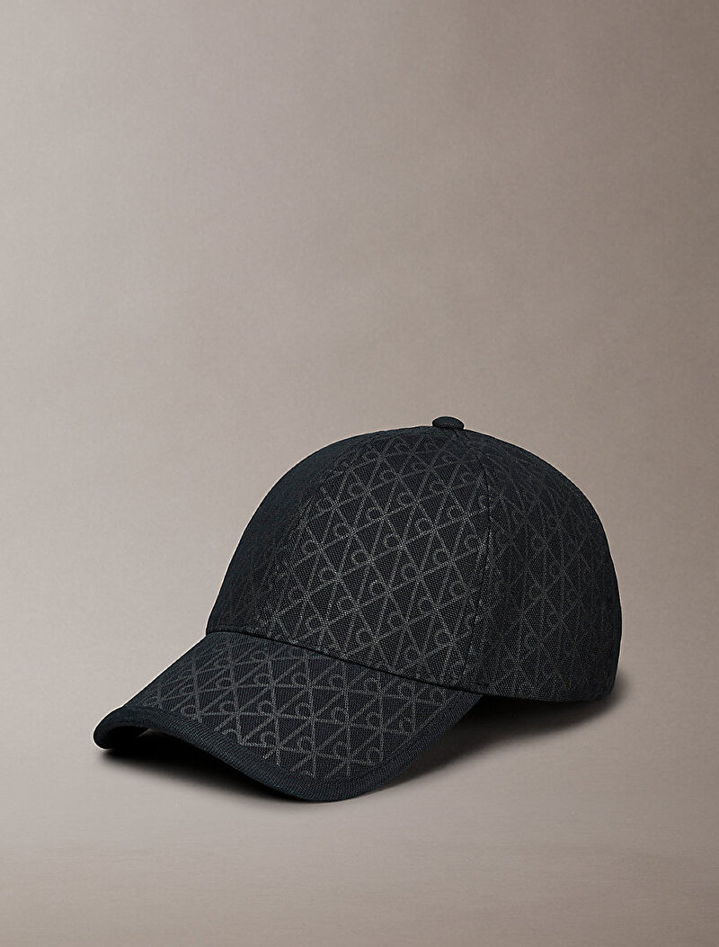 Calvin Klein Siyah Renkli Kadın Emblem Print Şapka