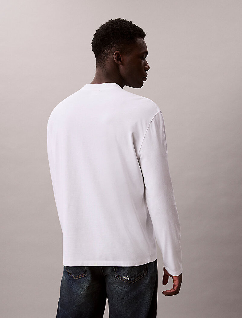 Calvin Klein Beyaz Renkli Erkek Classic Kate T-shirt