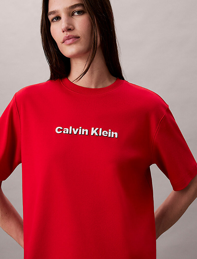 Calvin Klein Kırmızı Renkli Kadın T-shirt