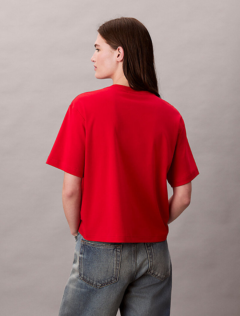 Calvin Klein Kırmızı Renkli Kadın T-shirt