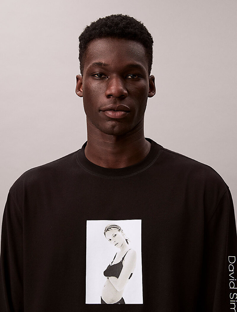 Calvin Klein Siyah Renkli Erkek Classic Kate T-shirt