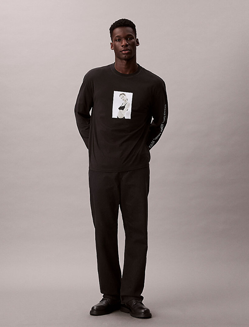 Calvin Klein Siyah Renkli Erkek Classic Kate T-shirt