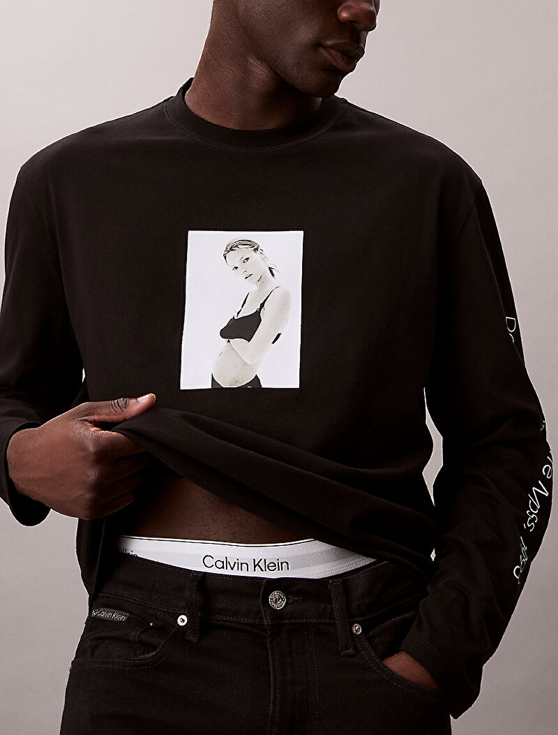 Calvin Klein Siyah Renkli Erkek Classic Kate T-shirt