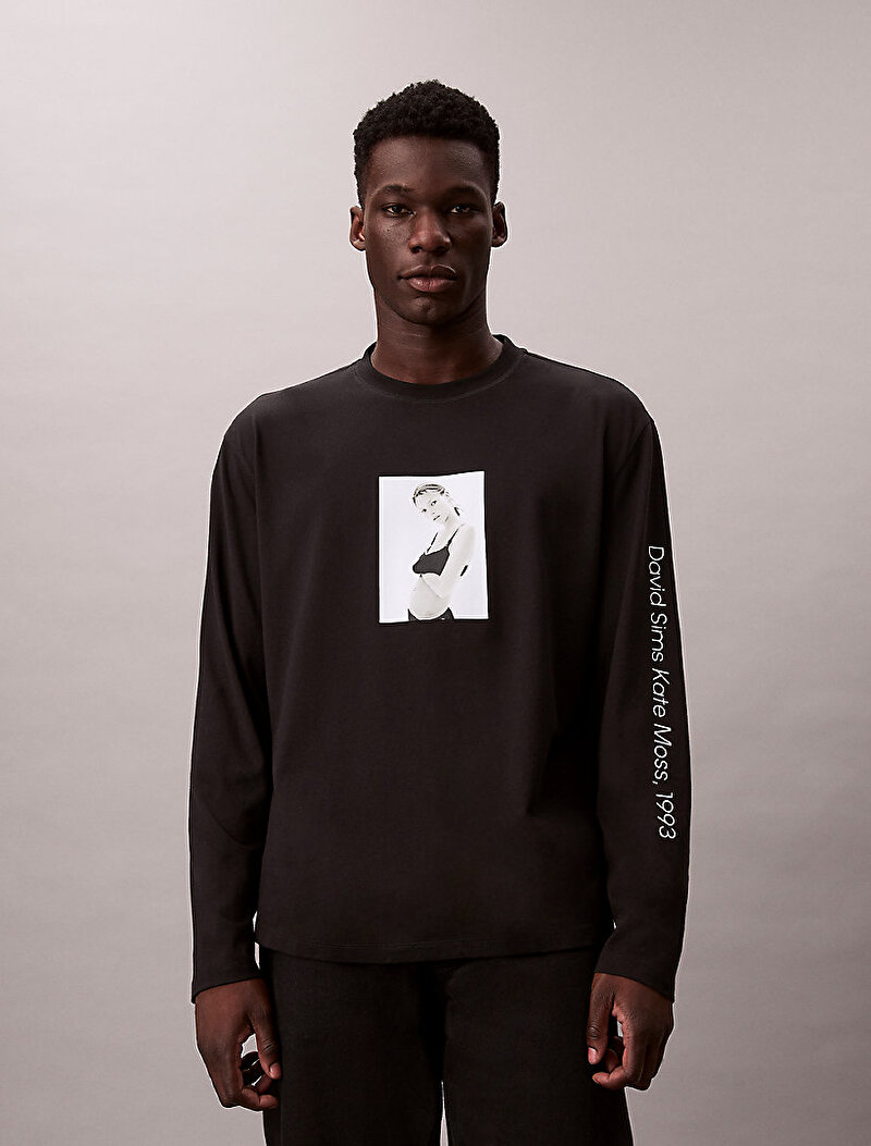 Calvin Klein Siyah Renkli Erkek Classic Kate T-shirt