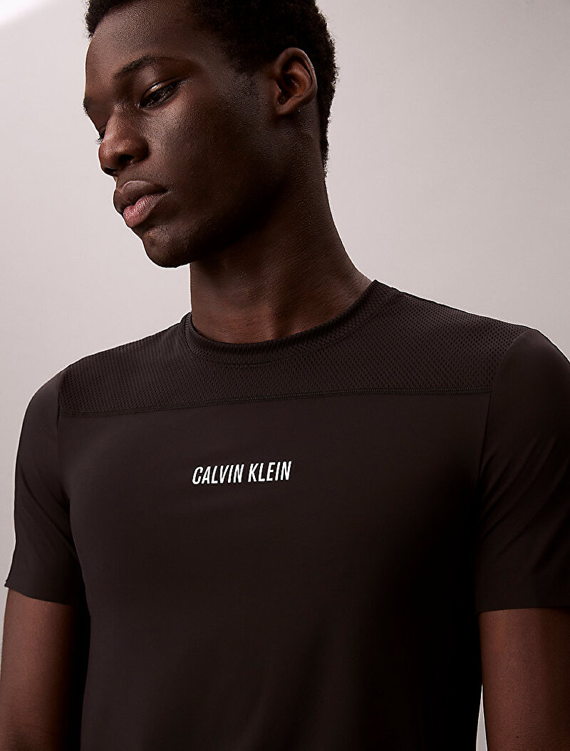 Calvin Klein Siyah Renkli Erkek Baselayer T-shirt