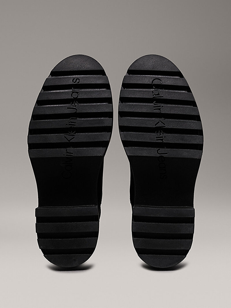 Calvin Klein Siyah Renkli Kadın Chunky Heeled Chelsea Bot