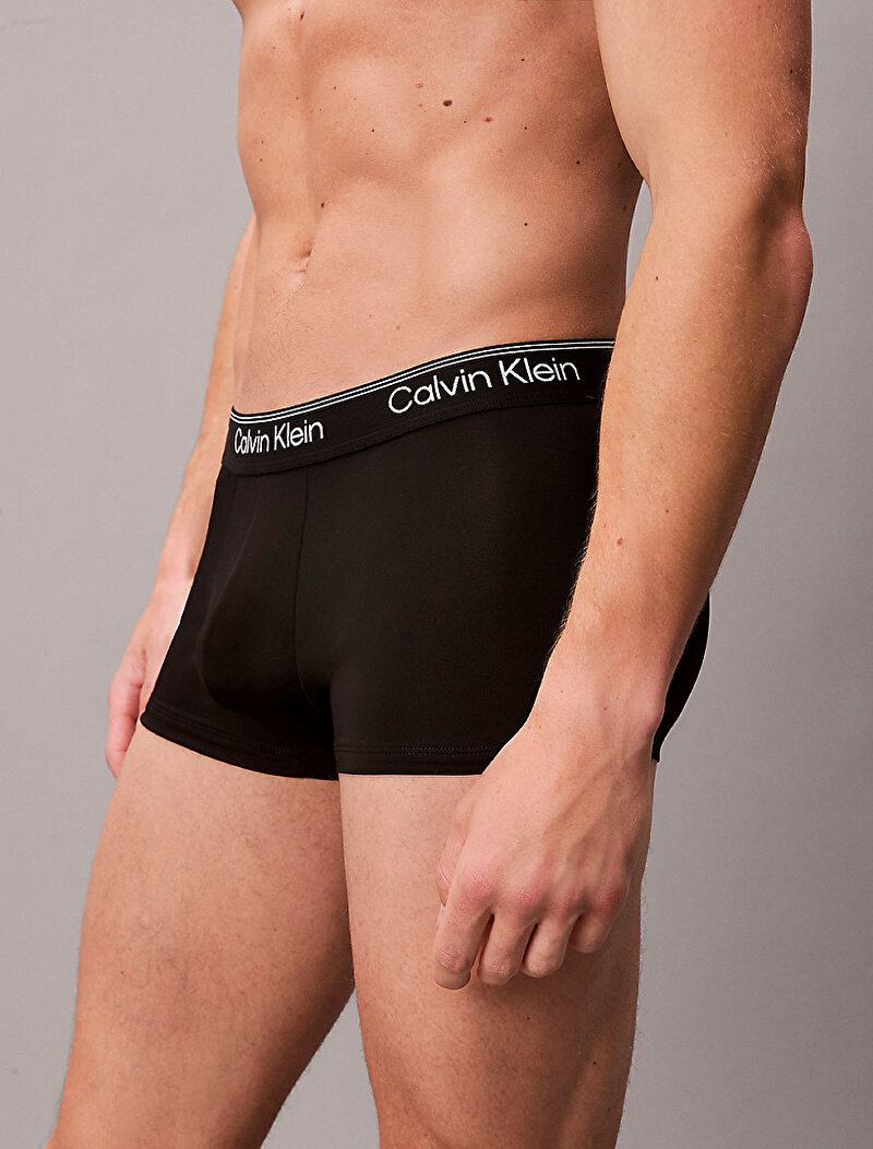 Calvin Klein Siyah Renkli Erkek 3'lü Paket Low Rise Trunk Boxer Seti