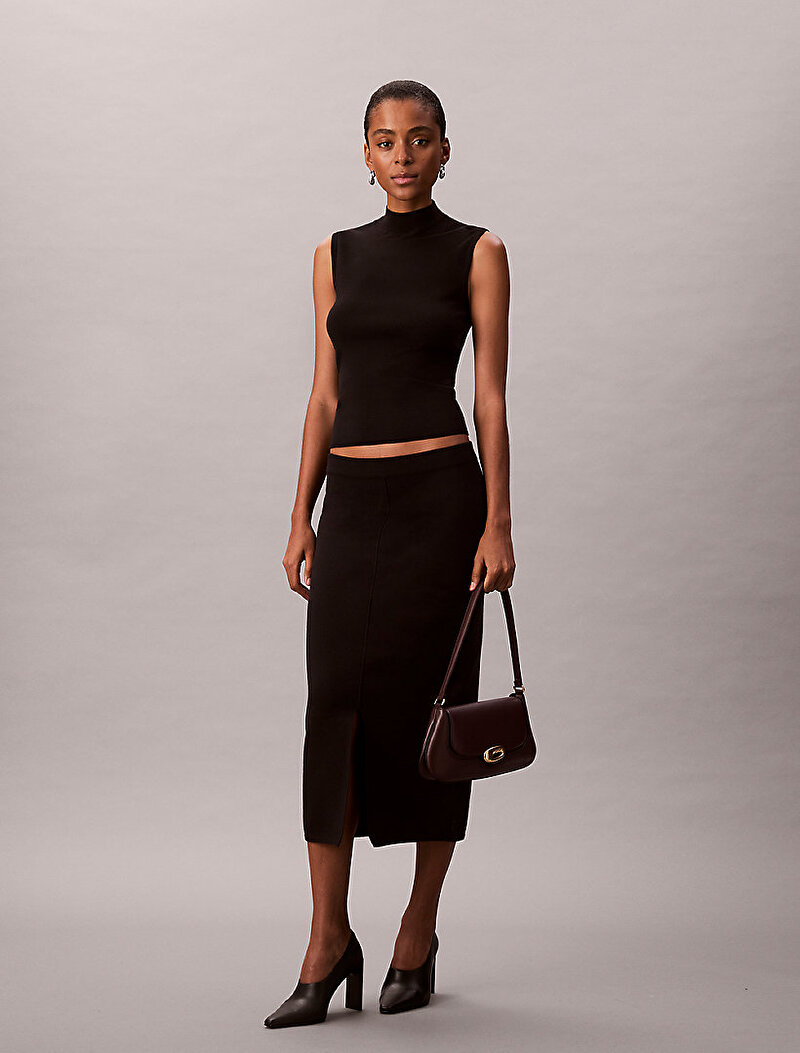 Calvin Klein Kırmızı Renkli Kadın Hardware Flap Omuz Çantası