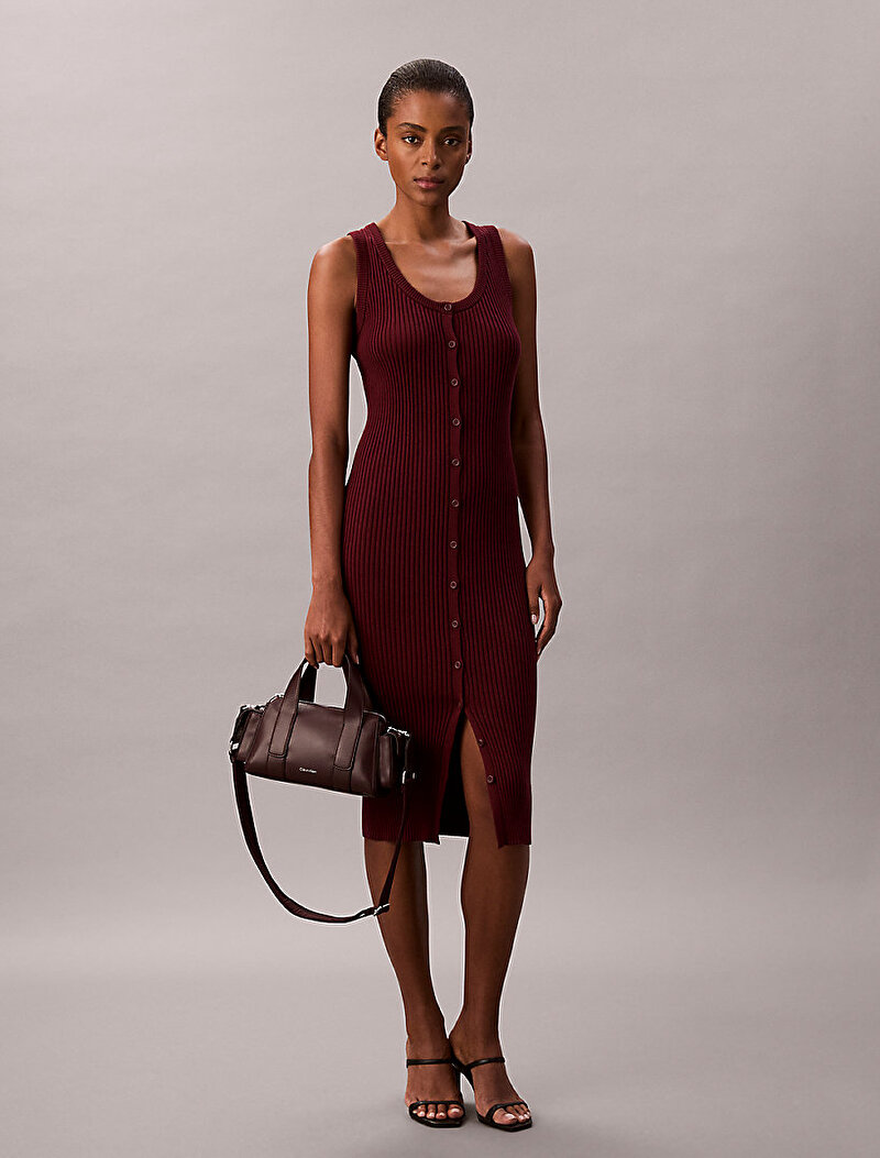 Calvin Klein Kırmızı Renkli Kadın Webbing Stap Pocket Çapraz Çanta