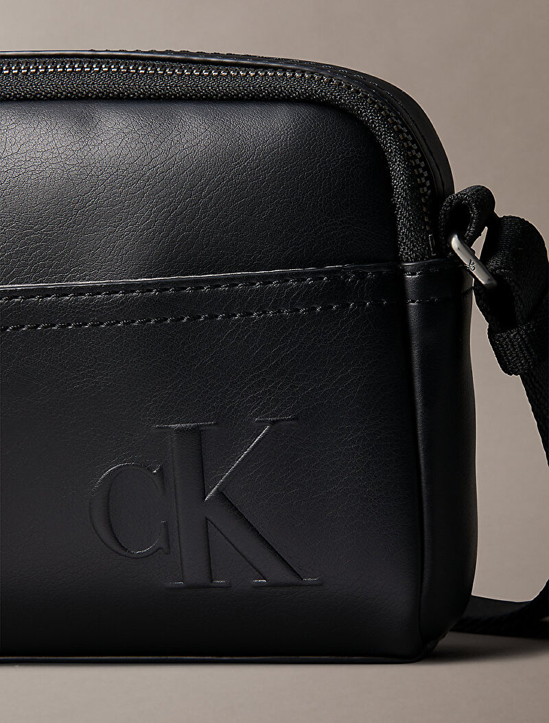 Calvin Klein Siyah Renkli Erkek Bold Ck Camera Çanta