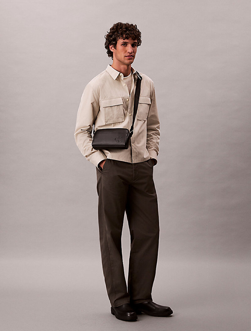 Calvin Klein Siyah Renkli Erkek Bold Ck Camera Çanta